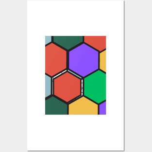 Hexa Color Design Posters and Art